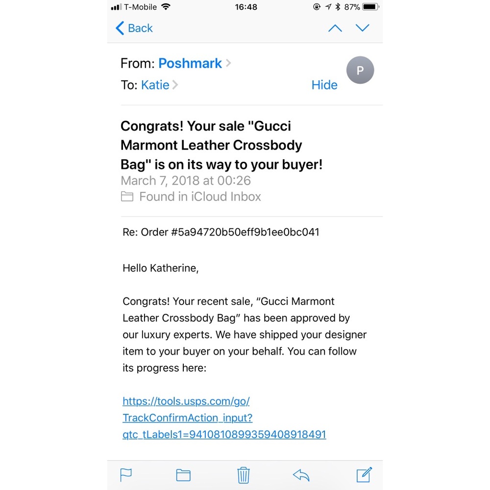 GUCCI MARMONT BAG (POSHMARK CONCEIRGE APPROVED)